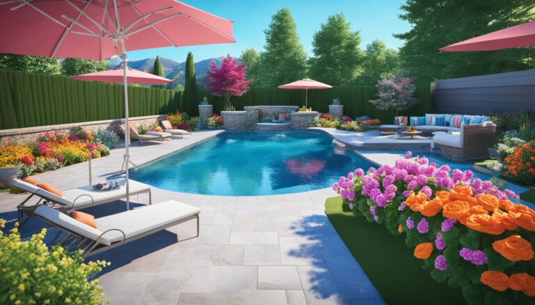 Backyard Design Around Pool