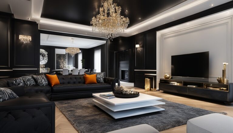 Stylish Black Living Room Design Ideas for Your Home