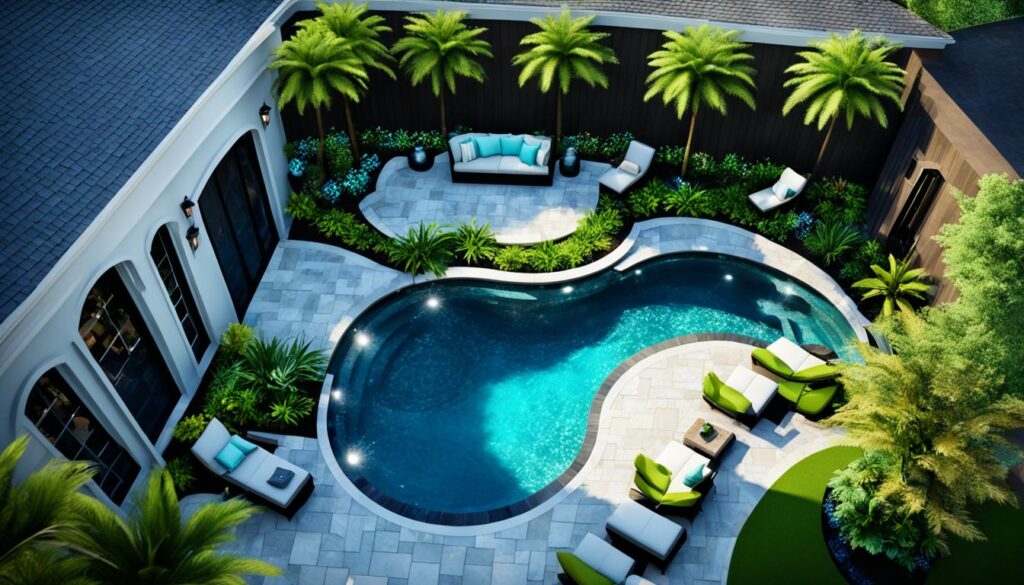 Courtyard Pool Design