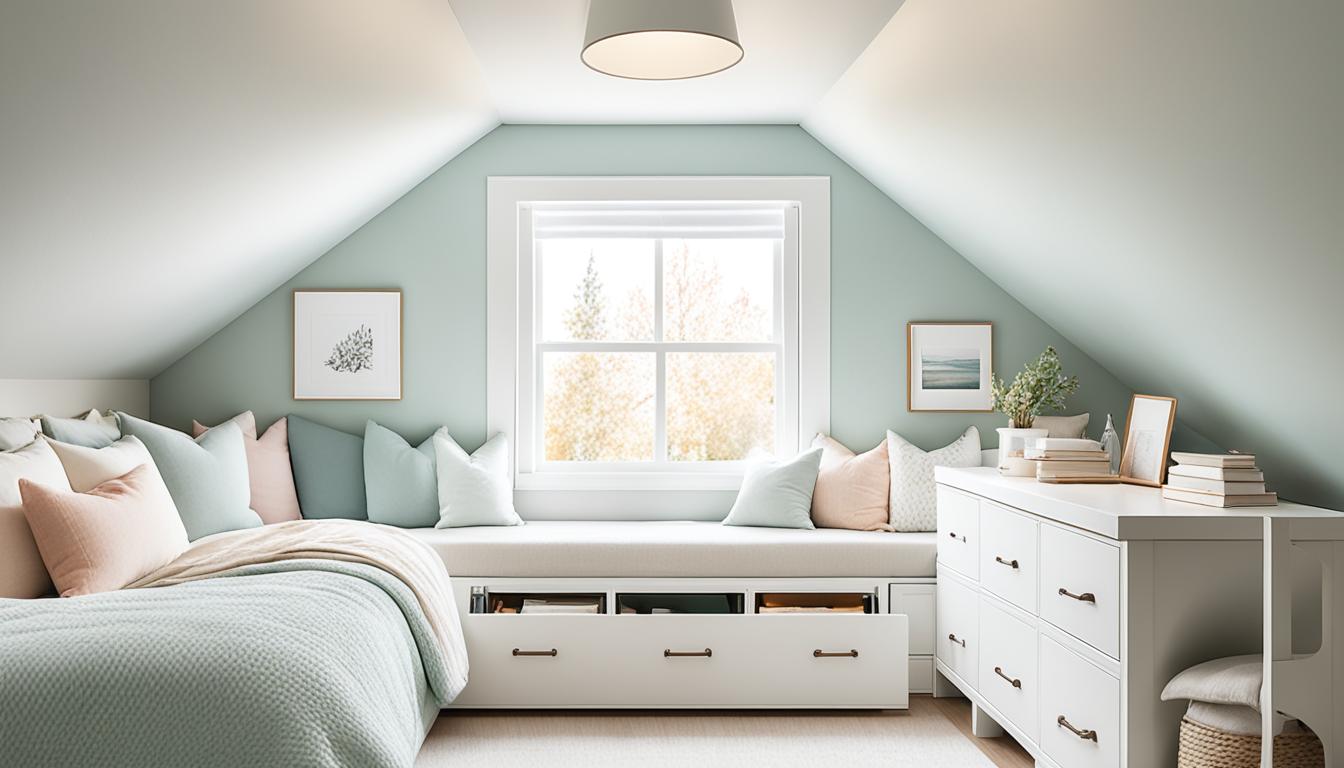 Girls Attic Bedroom Design