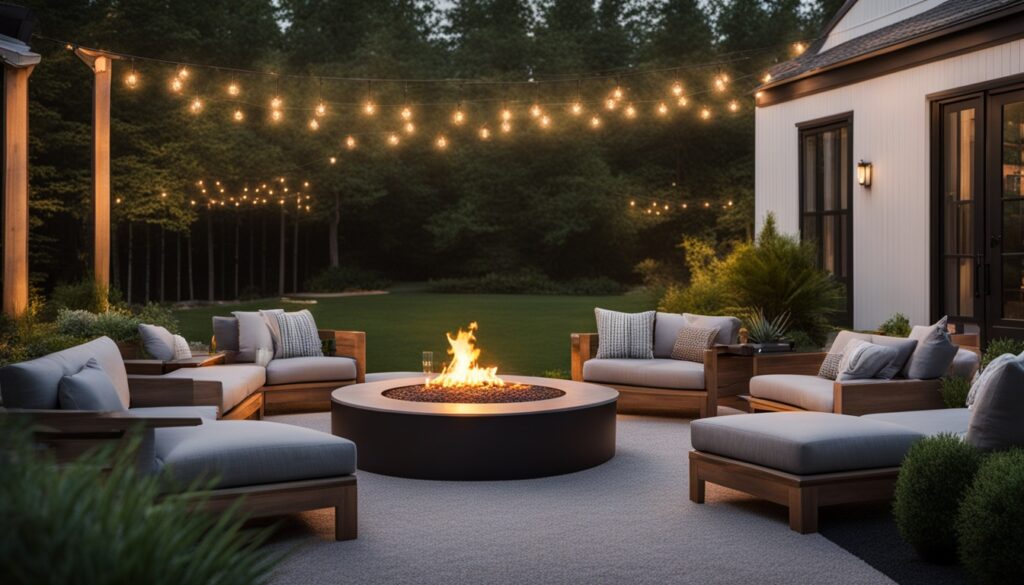 Patio Furniture Arrangement