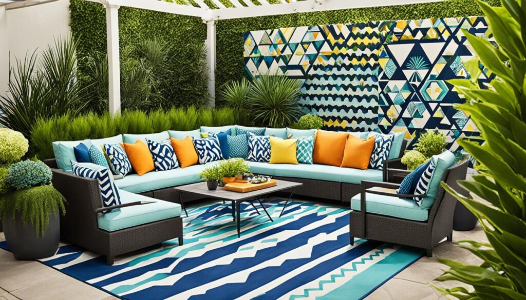 Patio Geometric Patterns