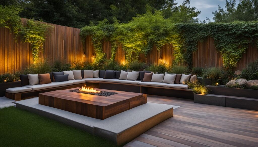 Sustainable patio design