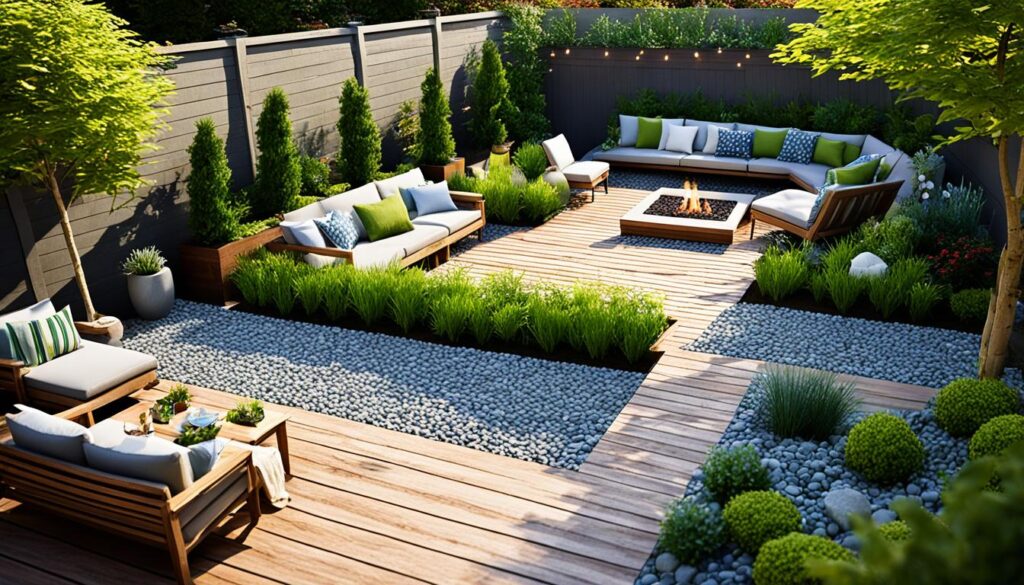 Zoned Outdoor Spaces