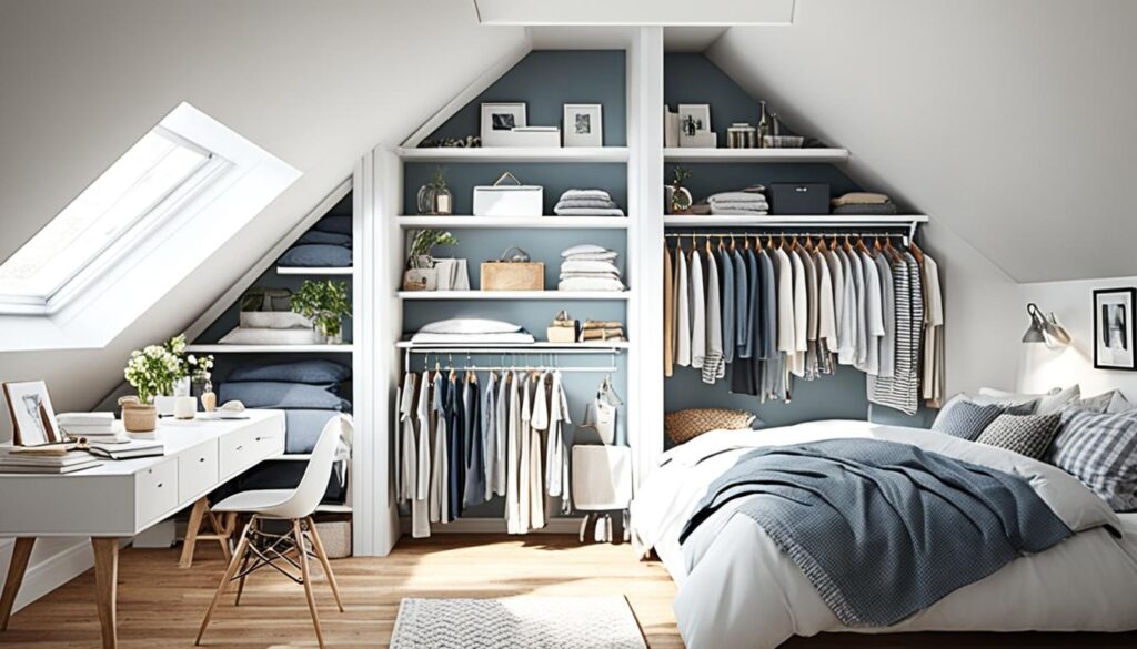 attic bedroom storage