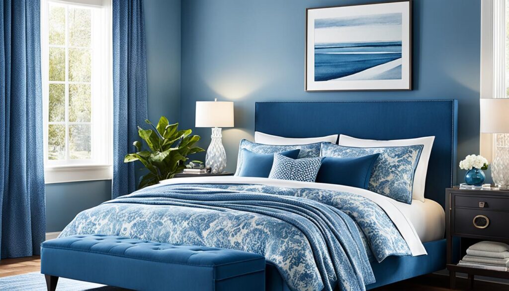 blue bedroom design