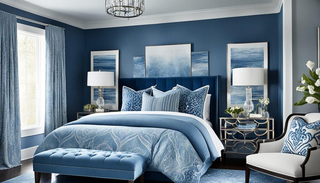 blue bedroom design