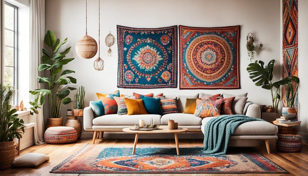 bohemian living room decor