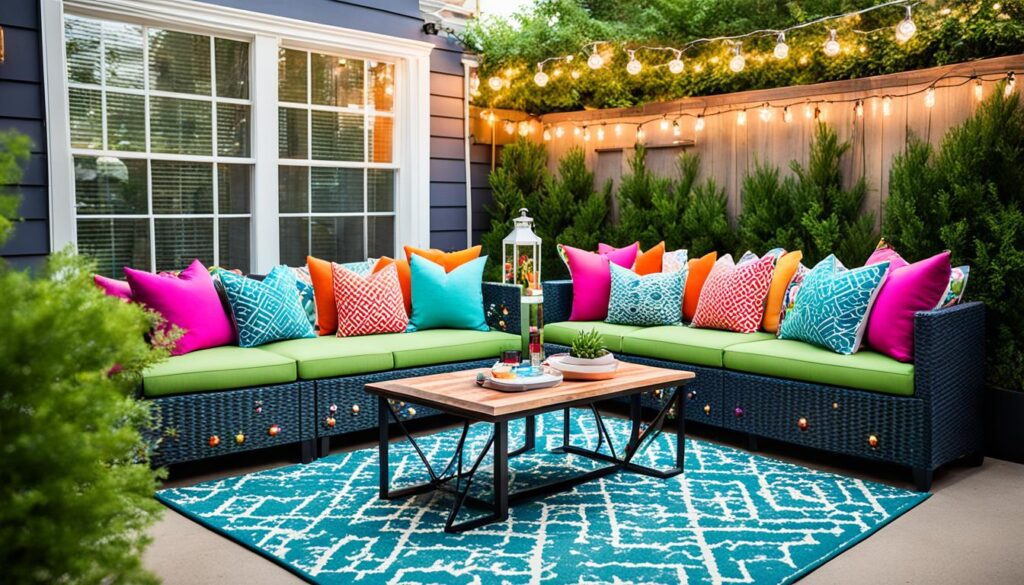 bold patio design