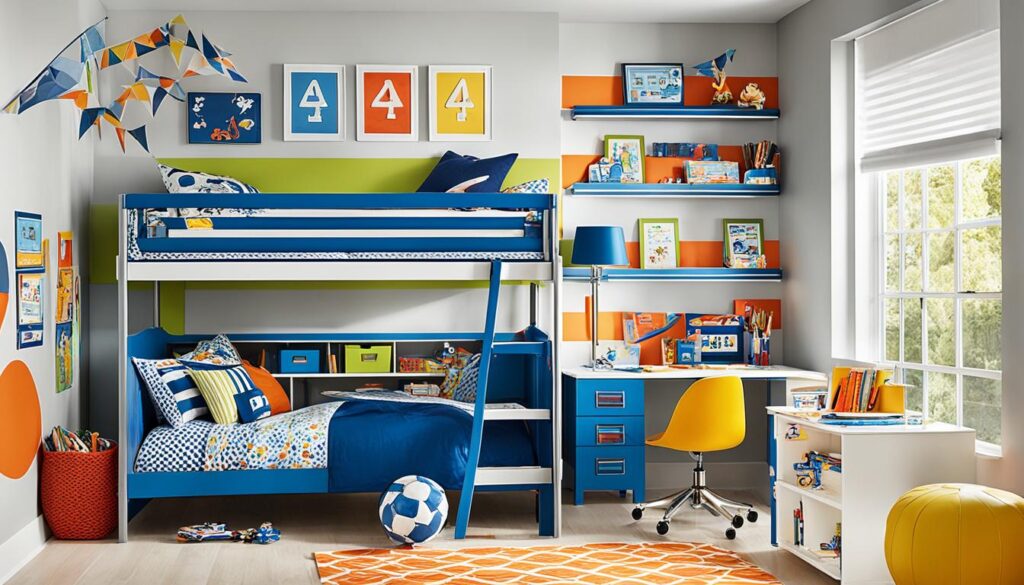 boys bedroom that grows with them