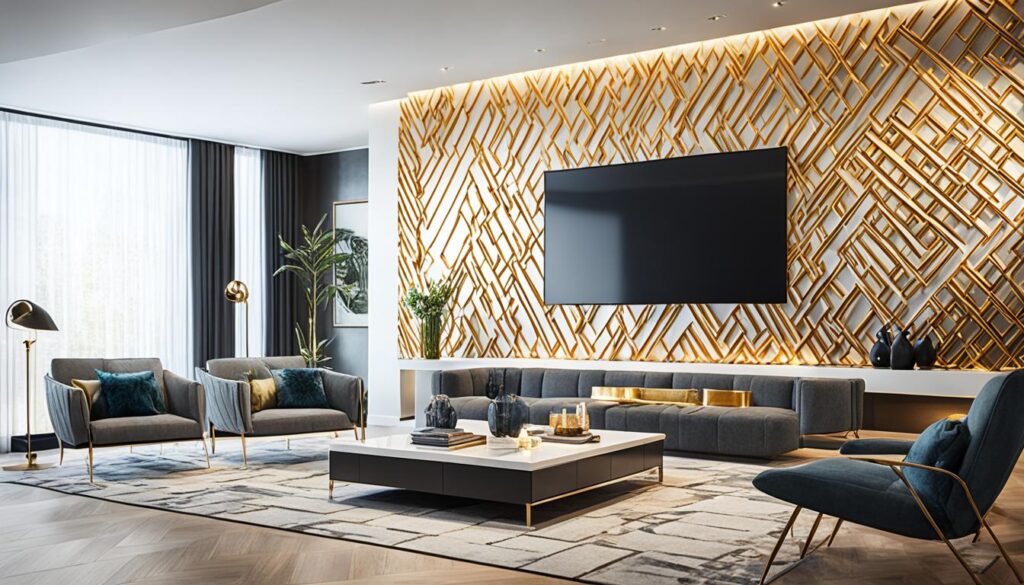 contemporary wall treatments