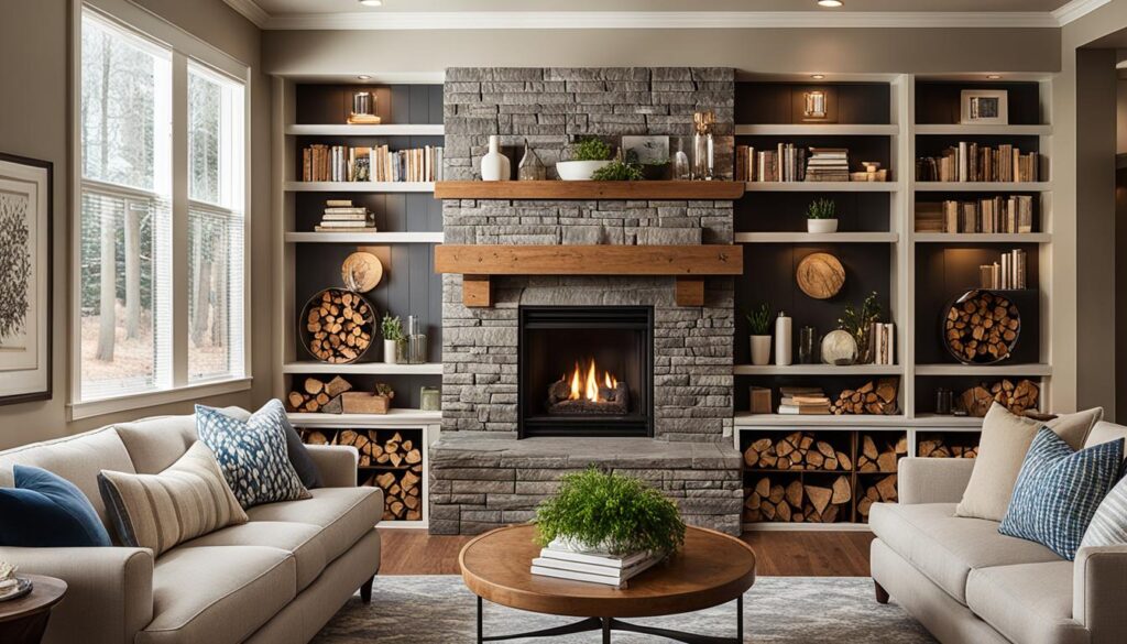 fireplace built-ins