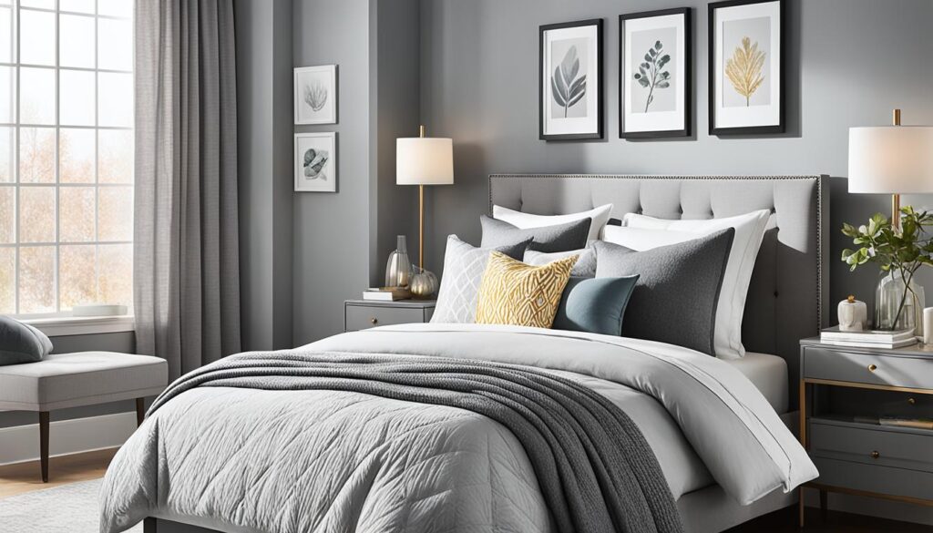 grey bedroom