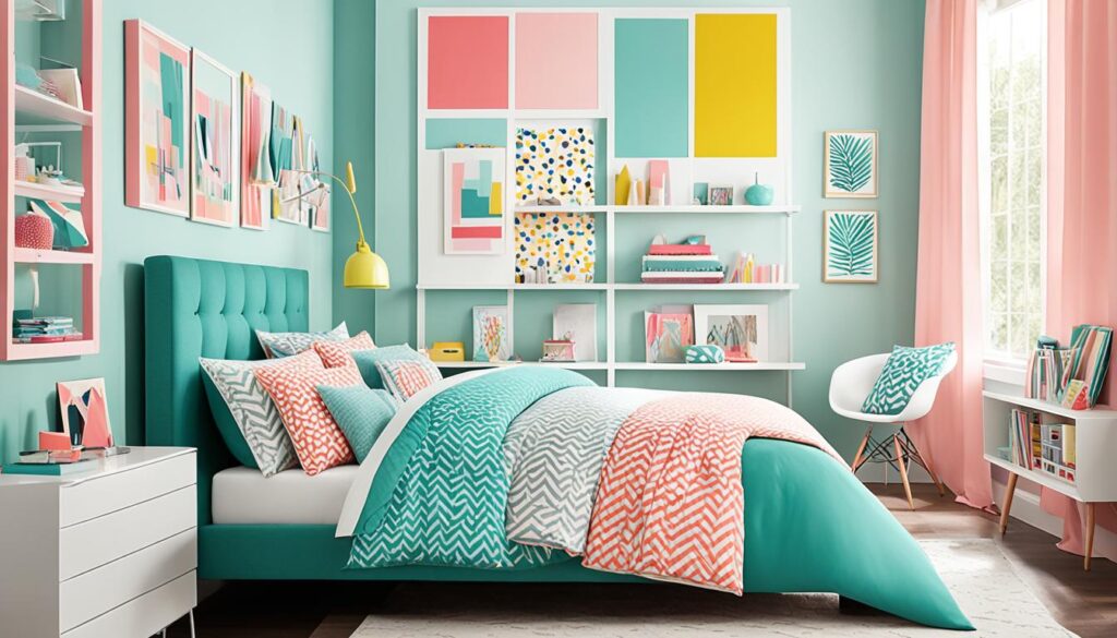 teenage girl bedroom color schemes